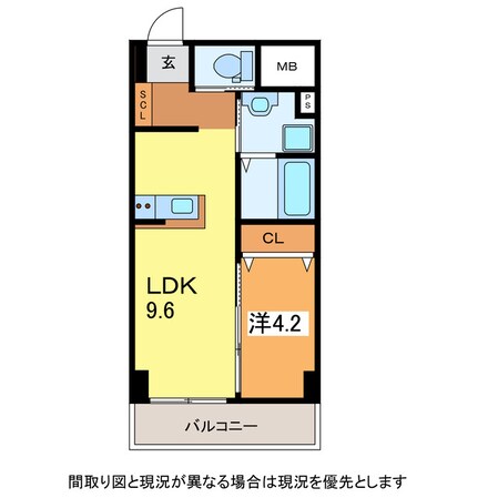 山形駅 徒歩5分 5階の物件間取画像